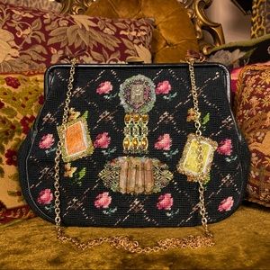 Vintage Tapestry Forest Fairy Tarot Custom Purse Boho Bag by Maison DNA